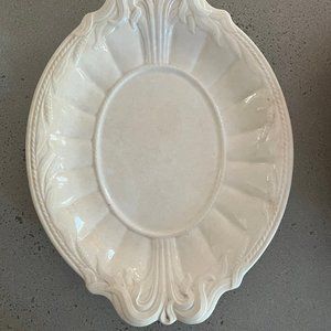 Antique Ironstone Elsmore & Forster Ceres Wheat Tureen Underplate Platter